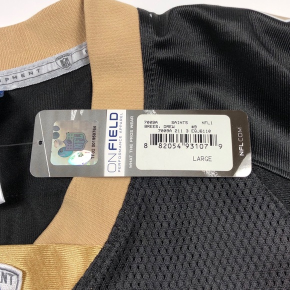 Drew Brees New Orleans Saints NFL Reebok Jersey - Picture 7 of 11